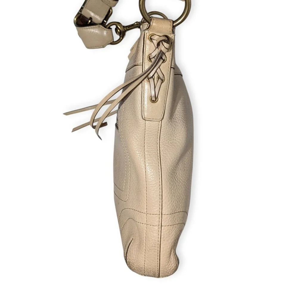 Coach Legacy Slim Duffle Crossbody Bag Tan Leather‎ Folding Strap Y2K Vintage